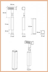 Складная регулируемая подставка для телефона - Фото 4