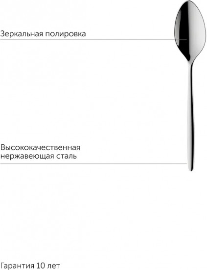 Набор ложек чайных «Mía»