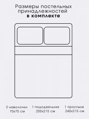 Комплект постельного белья «Тропическое бохо» - Фото 5