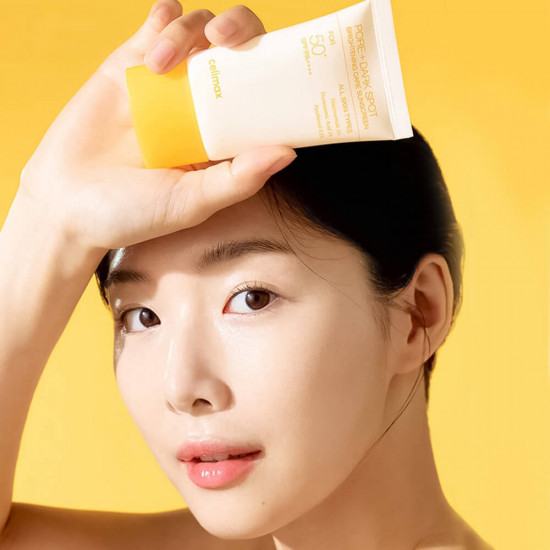 Крем для лица осветляющий солнцезащитный «Pore+Dark Spot Brightening Care Sunscreen» SPF50+ PA++++