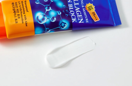 Набор солнцезащитных средств для лица «UV Sun Block Duo Aloe Vera & Collagen» SPF50 PA+++