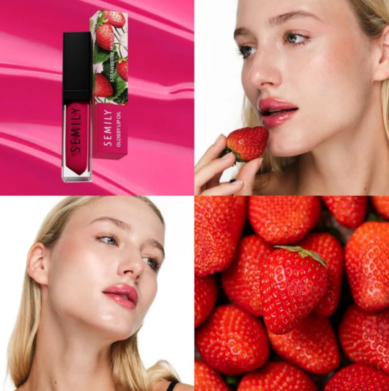 Блеск-масло для губ, оттенок Strawberry