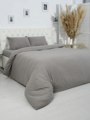 Комплект постельного белья «Серо-коричневый» - Фото 1
