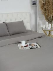 Комплект постельного белья «Серо-коричневый» - Фото 2