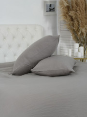 Комплект постельного белья «Серо-коричневый» - Фото 6