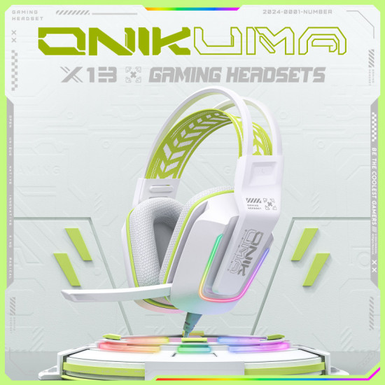Наушники игровые Onikuma Cyber White