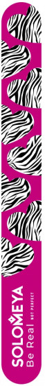 Пилка для ногтей двухсторонняя «Zebra pattern»