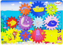 Бизиборд «Три кота. Шестеренки» - Фото 1