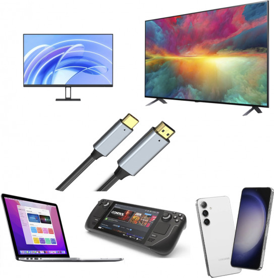 Кабель Type-C — HDMI