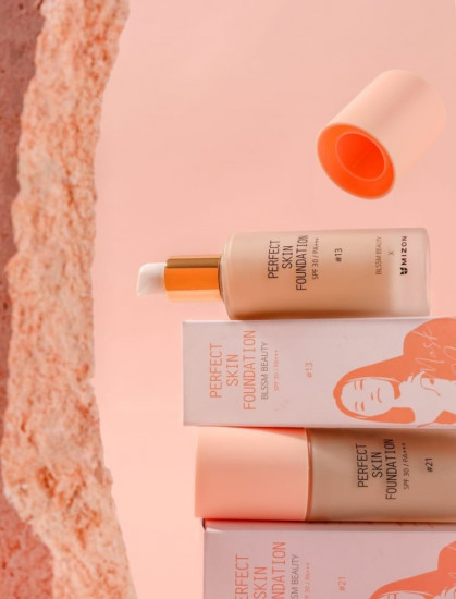 Тональный крем «Perfect Skin Foundation by Blssm Beauty» SPF 30, оттенок 21