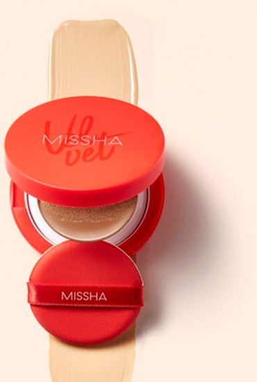 Кушон для лица «Velvet Finish Cushion» SPF 50, оттенок 21
