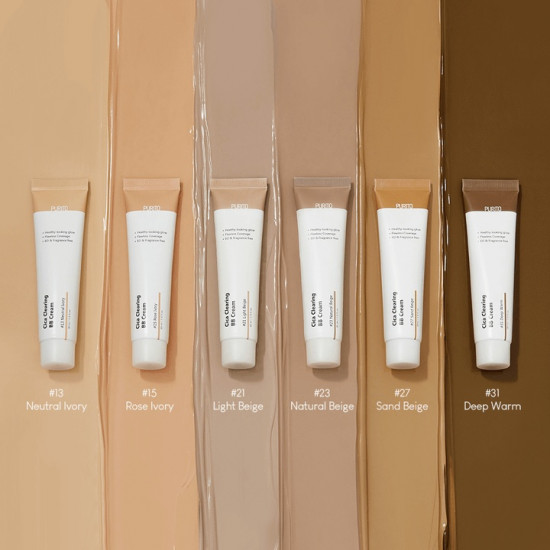 ВВ-крем для лица «Cica Clearing BB Cream» SPF38 PA+++, оттенок 31 Темно-бежевый