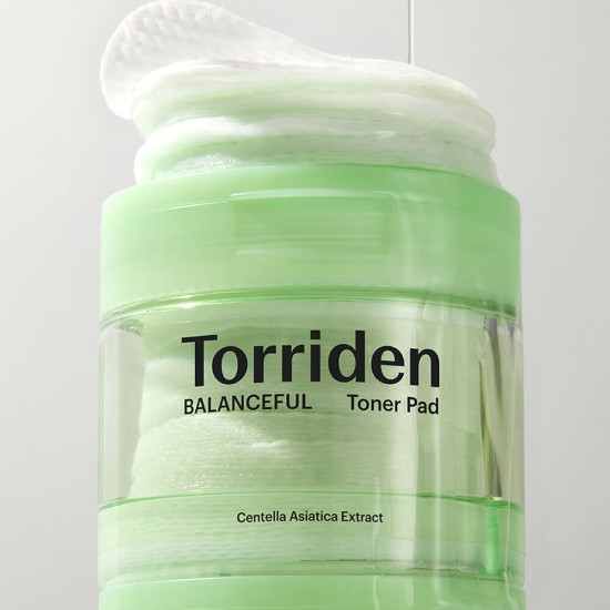 Пэды для лица очищающие гипоаллергенные «Balanceful Cica Toner Pad»