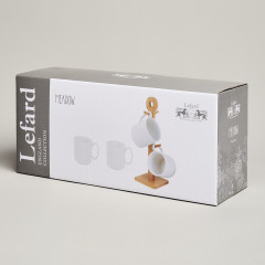 Набор кружек на деревянной подставке «Meadow» - Фото 1