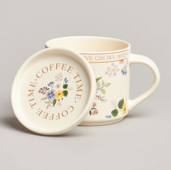 Кружка с крышкой «Flowers» - Фото 2