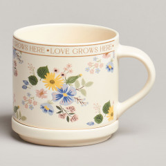 Кружка с крышкой «Flowers» - Фото 3