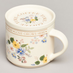 Кружка с крышкой «Flowers» - Фото 6