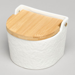 Банка для соли с деревянной крышкой «Muse» - Фото 3