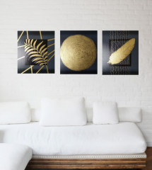 Картина модульная «Игра золота» - Фото 5