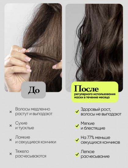 Маска для роста волос «Pro Growth»