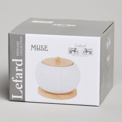 Сахарница с крышкой на деревянной подставке «Muse» - Фото 1