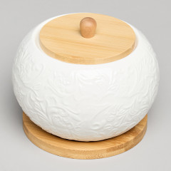 Сахарница с крышкой на деревянной подставке «Muse» - Фото 2