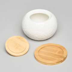 Сахарница с крышкой на деревянной подставке «Muse» - Фото 3