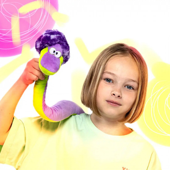 Игрушка мягкая «Змея Минни»