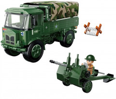 Конструктор «Военный грузовик с пушкой» - Фото 3