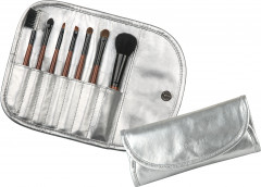 Набор кистей для макияжа «Silver Travel Kit» - Фото 8