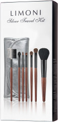 Набор кистей для макияжа «Silver Travel Kit» - Фото 10