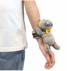 Игрушка-браслет мягкая «Басик с бантиком» - Фото 6