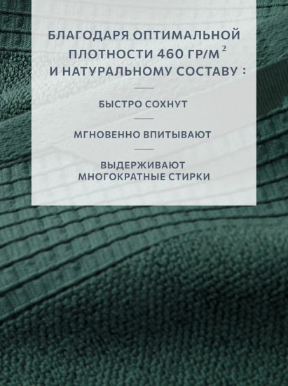 Комплект полотенец махровых