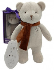 Игрушка интерактивная «Медведь с белым и розовым шумом» - Фото 1