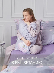 Комплект постельного белья «Цветочный вальс» - Фото 2