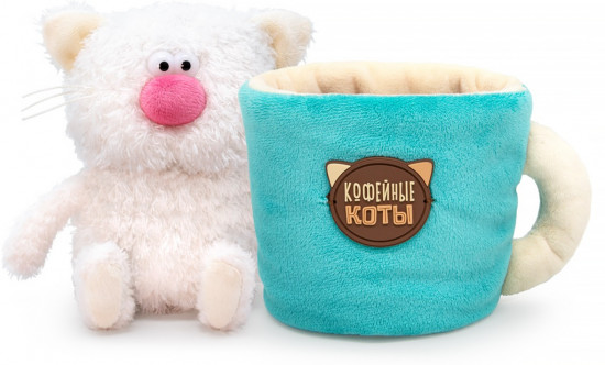 Игрушка мягкая «Кот Молоко. Десерт»