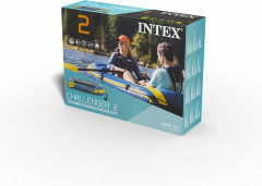 Лодка надувная двухметсная «Challenger 2 set» - Фото 4