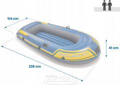 Лодка надувная двухметсная «Challenger 2 set» - Фото 15