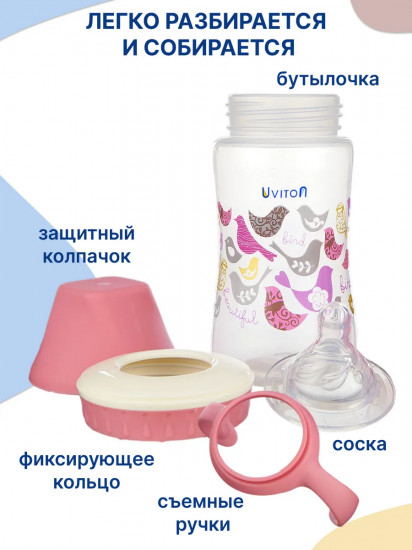 Бутылочка для кормления с ручками