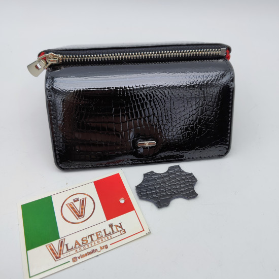 Кошелёк женский «Italy Black Red»