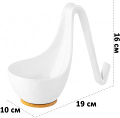 Подставка под ложку на бамбуковой подставке - Фото 1