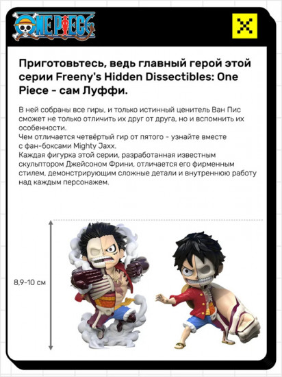 Коллекционная фигурка-сюрприз «One Piece Luffy’s Gears Edition»