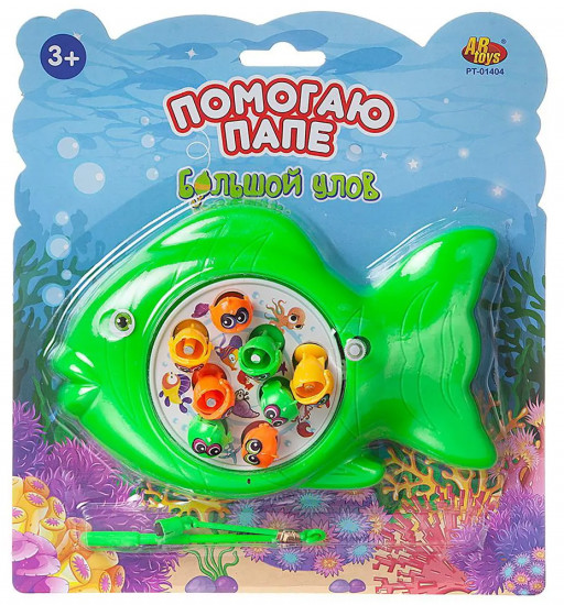 Игра настольная «Помогаю папе. Рыбалка»