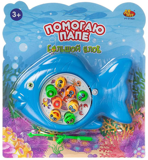 Игра настольная «Помогаю папе. Рыбалка»