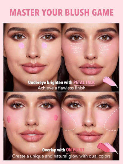 Румяна для лица «Color Bloom», оттенок Petal Talk