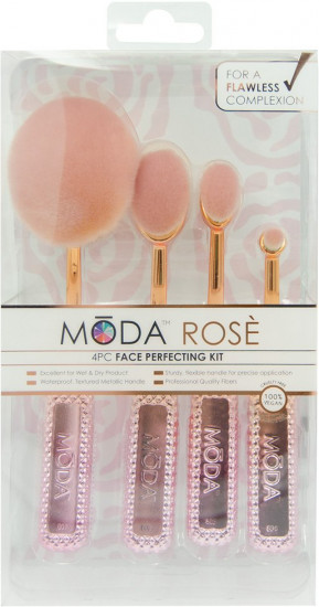 Набор кистей-щеток для макияжа «Rose Face Perfecting Kit»