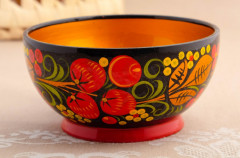 Салатник, хохлома - Фото 3
