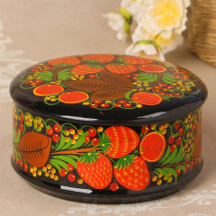 Коробка, хохлома - Фото 1