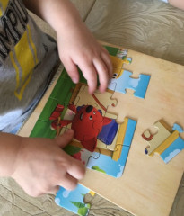 Пазл мини «Мишки за работой» - Фото 1