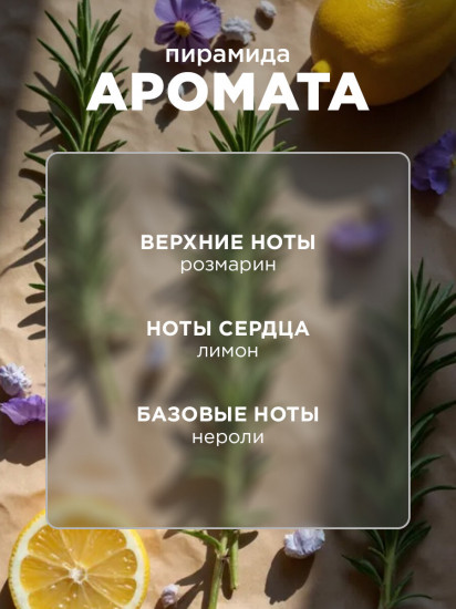 Духи «Rosemary, Lemon, Neroli»